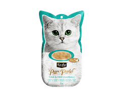 Kit Cat Purr Puree Tuna & Fiber (Hairball) 4x15g