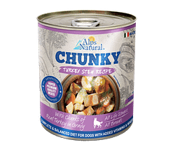 Alps Natural Chunky Turkey Stew Recipe Dog Canned Food Wet Dog Food 720g