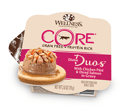 Well Divine Duos with Chicken Pâté & Diced Salmon for Cat 2.8oz