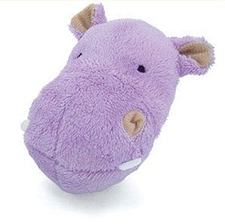 Petz Route Hippo Plush Dog Toy