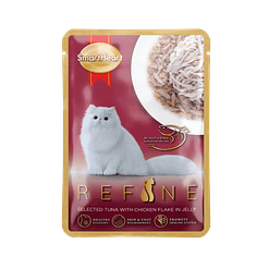 Smart Heart Refine Pouch Tuna with Chicken Flake in Jelly