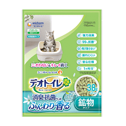 Unicharm Pet Deo-Toilet RF.S Natural Pellets 3.8L