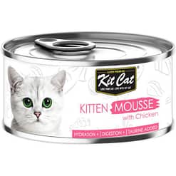 Kit Cat Kitten Mousse With Chicken Toppers 80g