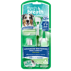 TropiClean Advanced Whitening Oral Care Kit for Dogs (2 Sizes)