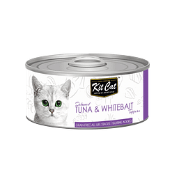 Kit Cat Deboned Tuna & Whitebait Toppers 80g