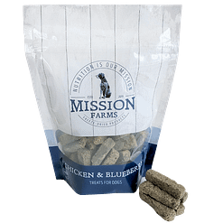 Mission Farms Freee-Dried Chicken Blueberry Dog Treats 3oz