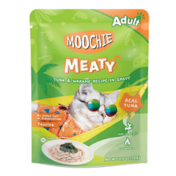 Moochie Meaty Tuna & Wakame Recipe in Gravy 70g