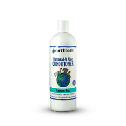 Earthbath Oatmeal & Aloe Fragrance Free Conditioner For Pets (2 Sizes)