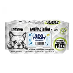 Absorb Plus AntiBacterial Pet Wipes 80pcs