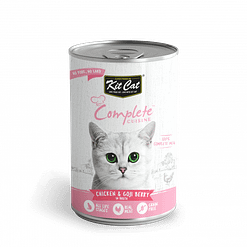 Kit Cat Complete Cuisine Canned Wet Cat Food (Chicken & Goji Berry in Broth)