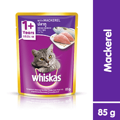 Whiskas Pouch Cat Food Wet Food Mackerel 85g