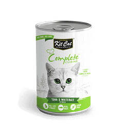 Kit Cat Complete Cuisine Canned Wet Cat Food (Tuna & Whitebait in Broth) 150g