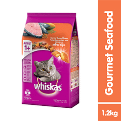 Whiskas Cat Food Dry Food Gourmet Seafood 1.2kg