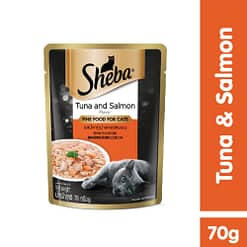 Sheba Pouch Cat Food Wet Food Tuna & Salmon 70g