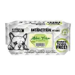 AbsorbPlus AntiBacterial Pet Wipes 80pcs