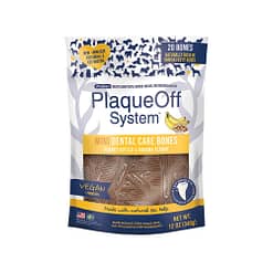 PlaqueOff Mini Dental Bones - Peanut Butter & Banana 340g