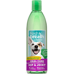 TropiClean Fresh Breath Oral Care Water Additive Plus Hip & Joint