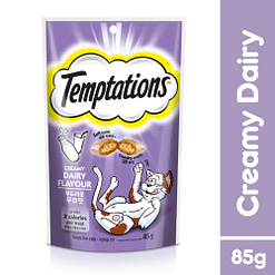 Temptations Cat Treat Cat Snack Dairy 85g