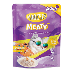 Moochie Meaty Tuna & Scallop Recipe in Jelly 70g