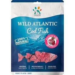 Singapaw Wild Atlantic Cod Fish With Beetroot Grain-Free Air-Dried Dog Treats 70g