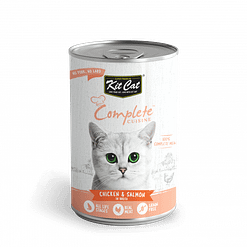 Kit Cat Complete Cuisine Canned Cat Food (Chicken & Salmon in Broth) 150g