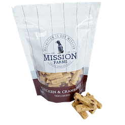 Mission Farms Freee-Dried Chicken & Cranberry Dog Treats 3oz