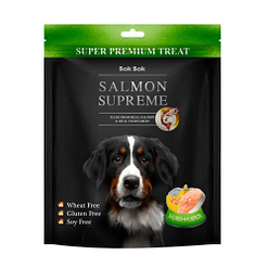 Bok Bok Salmon Supreme - Pumpkin Dog Treats 100g