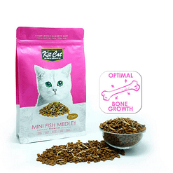 Kit Cat Premium Cat Food Mini Fish Medley 1.2kg