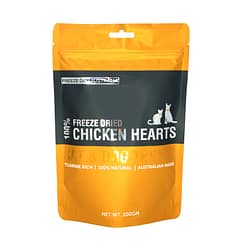 Freeze Dry Australia Chicken Hearts Freeze Dried Treats