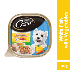 Cesar Dog Food Wet Food Whitefish with Vegetables 100g