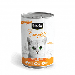 Kit Cat Complete Cuisine Canned Wet Cat Food (Tuna & Salmon in Broth)