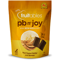 Fruitables PB N' Joy Peanut Butter & Banana Bar 6oz Dog Treats