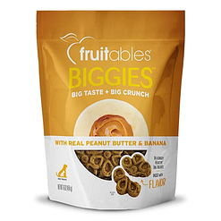 Fruitables Biggies With Real Peanut Butter & Banana Dog Treats