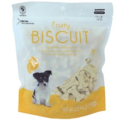 BOW WOW Banana Flavored Dog Biscuits