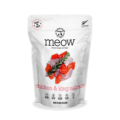 MEOW F/D Raw Chicken & King Salmon Cat 50g