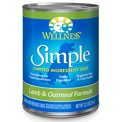 Wellness Simple Lamb & Oatmeal Formula for Dog 12.5oz