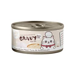 Jollycat Fresh White Tuna & Katsuobushi in Gravy Canned Food for Cats 80g