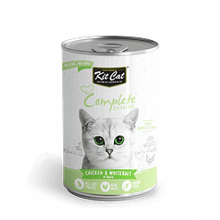 Kit Cat Complete Cuisine Canned Wet Cat Food (Chicken & Whitebait in Broth)