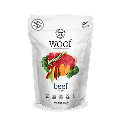 WOOF Freeze Dried Raw Beef Dog Treats 50g