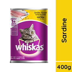 Whiskas Can Cat Food Wet Food Mackerel & Sardine 400g