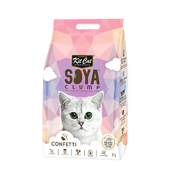 Kit Cat Soya Clump Soybean Litter 7L (Confetti)