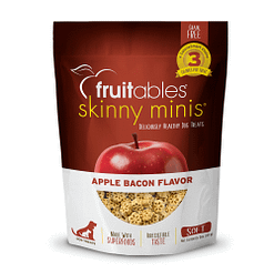 Fruitables Skinny Minis Apple Bacon Dog Treat 5oz