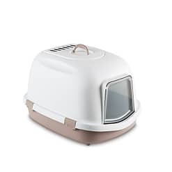 Stefanplast Super Queen Cat Litter Box Powder Pink