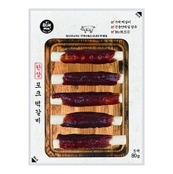 BOW WOW [Hansang Tteokgalbi] Pork Dog Dental Chew 80g