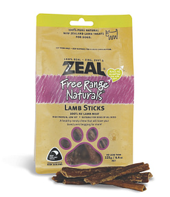 Zeal Free Range Naturals Lamb Sticks for Dog