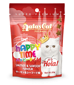 Aatas Cat Happy Time Hola Salmon & Seafood 60g