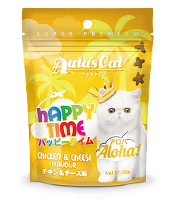 Aatas Cat Happy Time Aloha Chicken & Cheese 60g