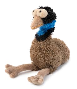 FuzzYard Plush Dog Toy - OZ The Emu Small