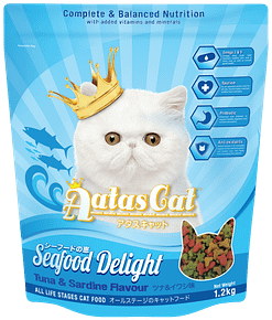 Aatas Cat Seafood Delight Tuna & Sardine 1.2kg