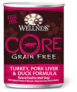 Wellness Core Grain-Free for Dog - Turkey, Pork Liver & Duck 12.5oz